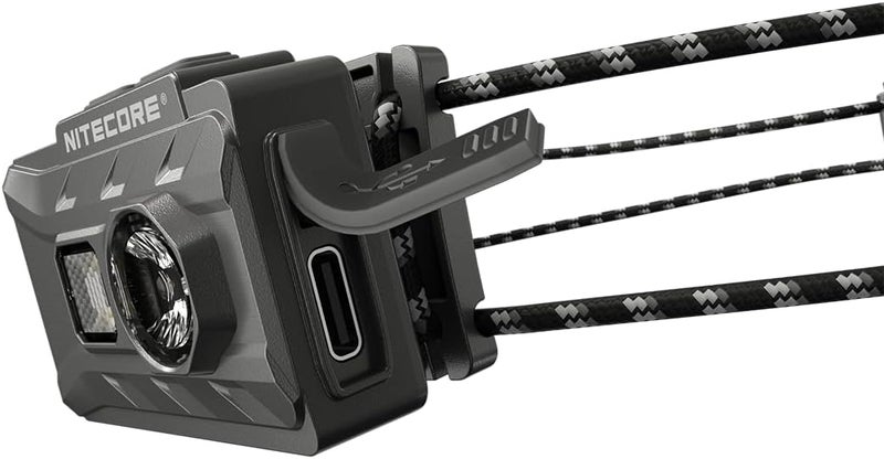 NITECORE NU20 Classic Ultralight Headlamp, 360 Lumen USB-C Rechargeable Lightweight for Backpacking, Camping, Running with Auxilary White and Red Light - Image 3